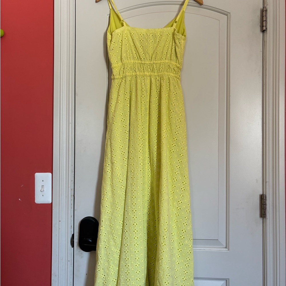 New York & Company Lemon Maxi Dress. Spaghetti Straps. Size XS. - Picture 2 of 5